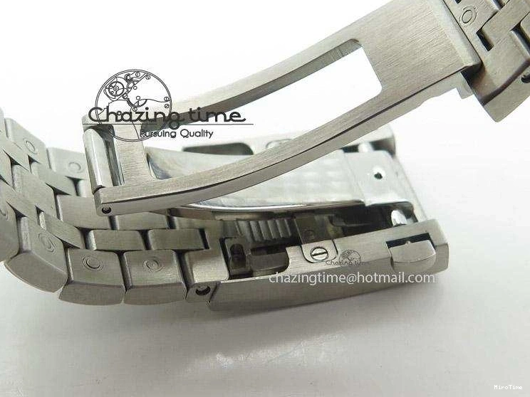 MIROTIME 0118 Pilot Chrono SS IW387809 ZF 1:1 Best Edition Silver Dial On SS Bracelet A Trendsetting 7327